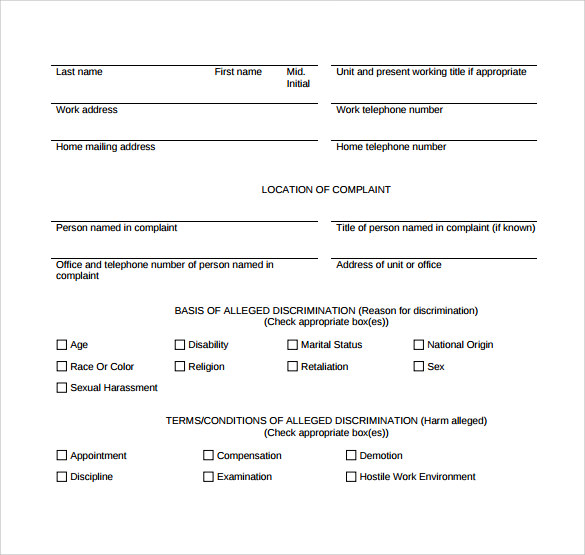 printable employee warning form