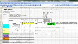 printable engineering paper cider recipe template