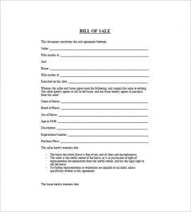 printable general bill of sale general bill of sale printable