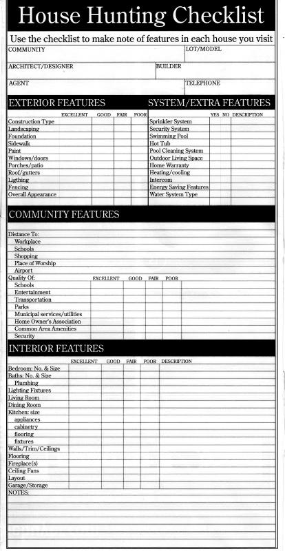 Printable Home Inspection Checklist For Buyers