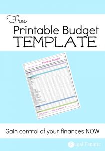 printable monthly budget template monthly budget template picture