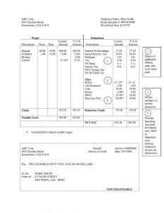 printable pay stubs pay stub template