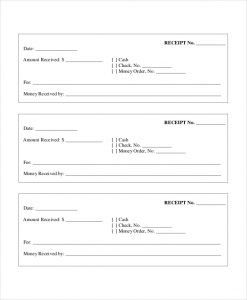 printable receipt template official printable receipt template