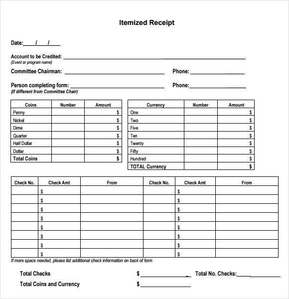 printable rent receipts