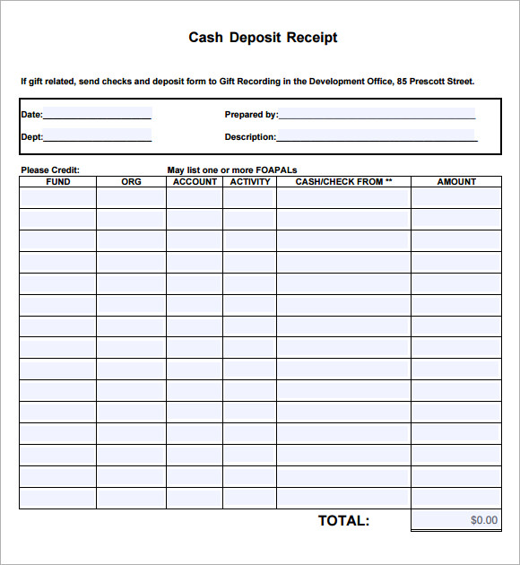 printable rent receipts