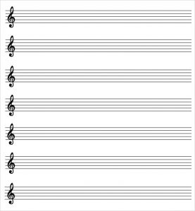 Printable Staff Paper | Template Business