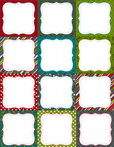 printable tag templates christmas labels blank