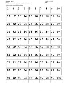 printable ten frames nombor trace line