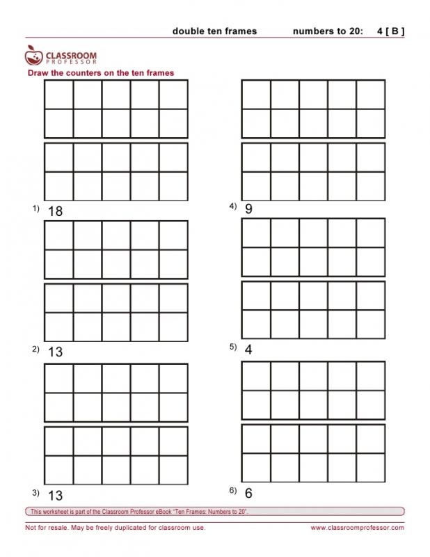 printable ten frames