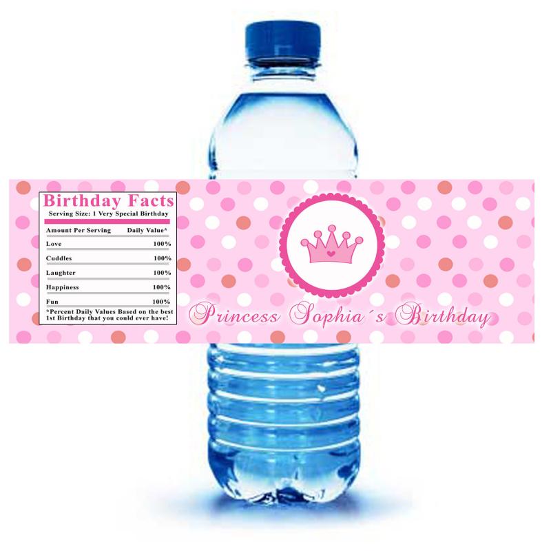 printable water bottle labels