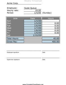 printable weekly time sheets weekly simple