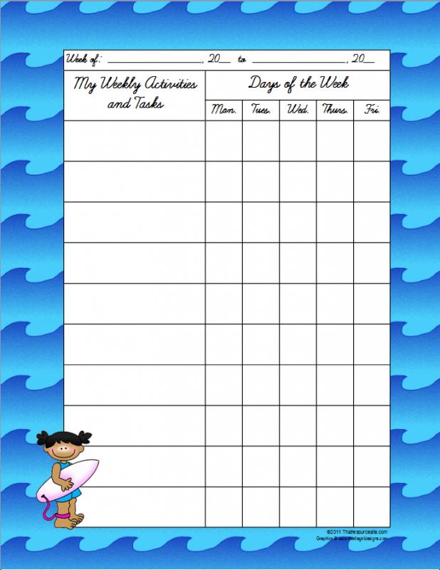 Printable Weekly Time Sheets Template Business