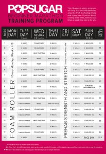 printable workout log popsugar