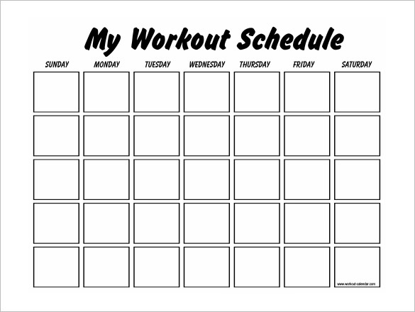 printable workout log workout schedule template 10 free word excel pdf format format