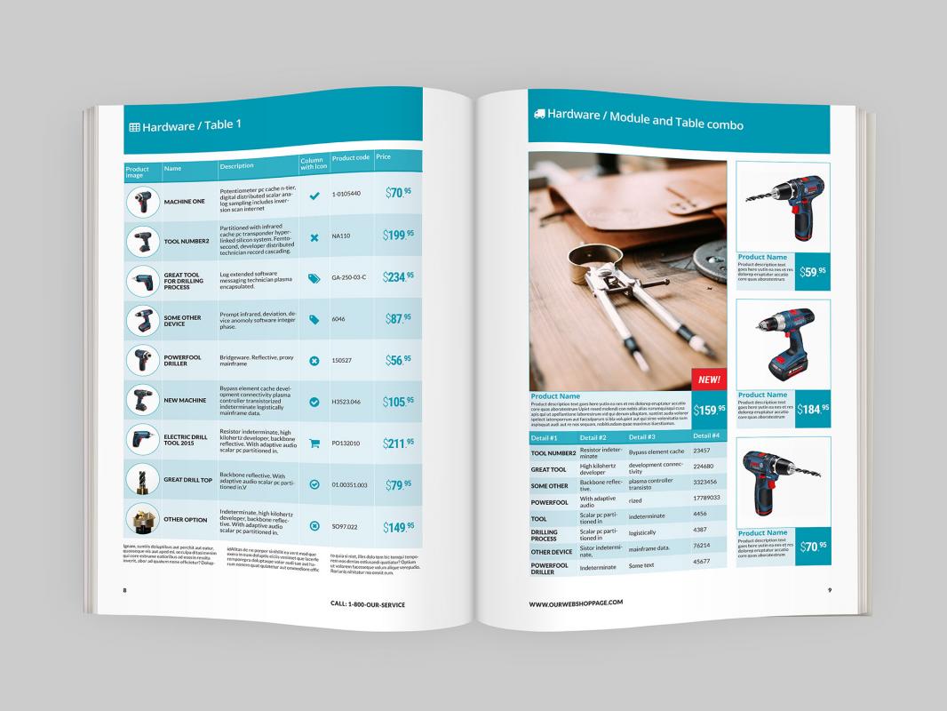 product catalog template