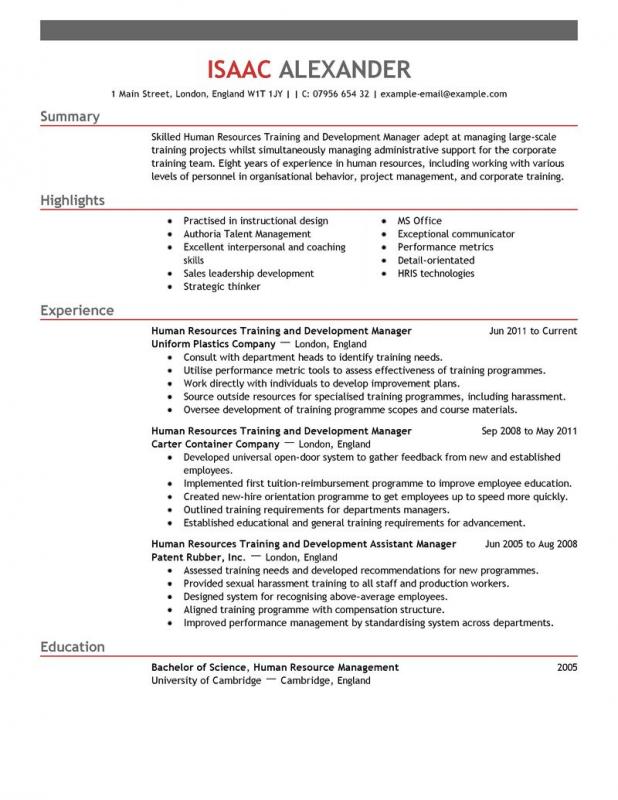 professional development plan samples