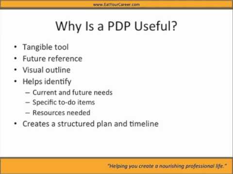 professional development plans example