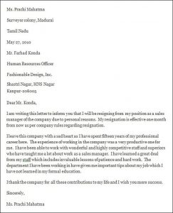 professional letter of resignation professional resignation letter format