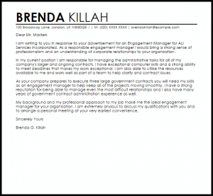 professional reference letter template engagement manager