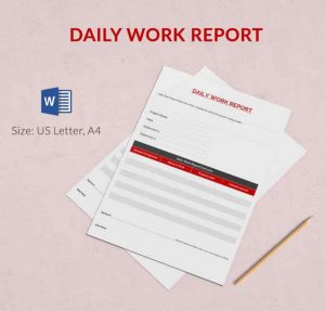 professional report templates daily observation report min x