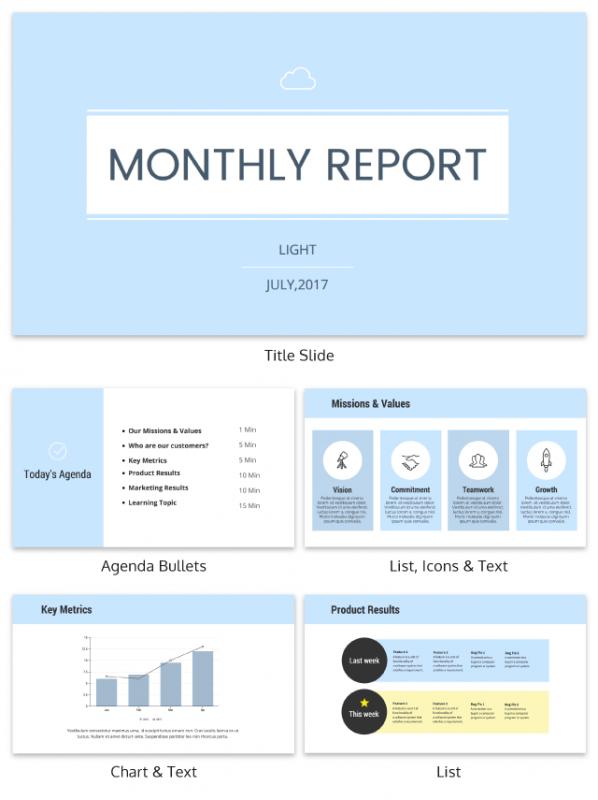 professional report templates