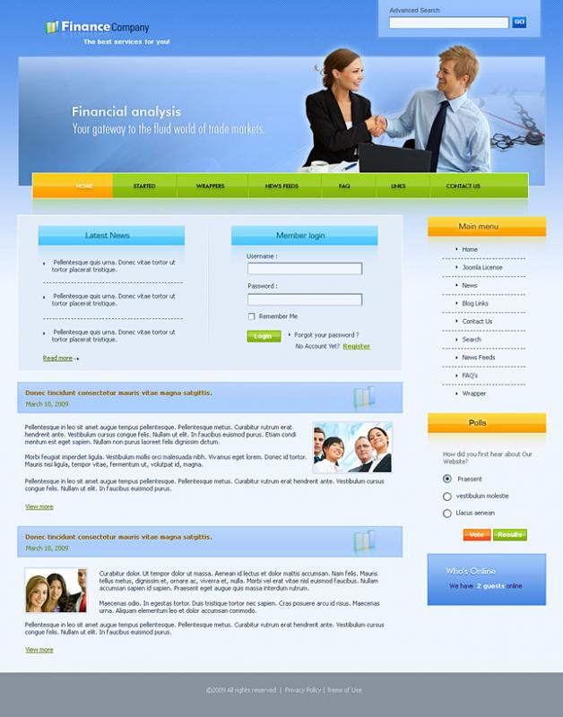 professional website templates