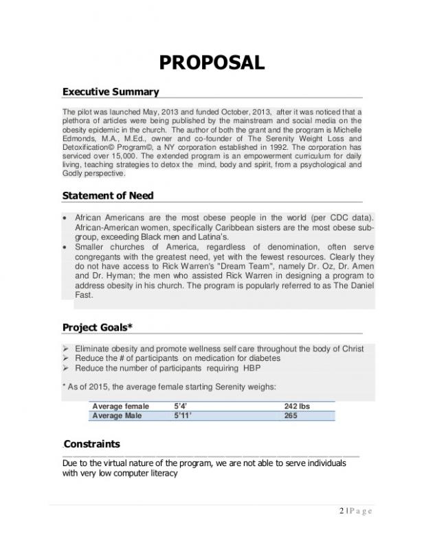 program proposal template