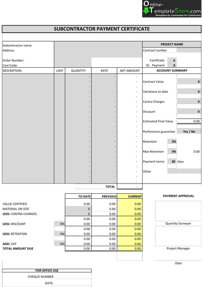 programme template word