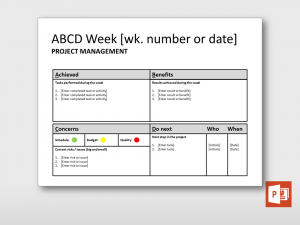 progress report format tt weekly abcd report