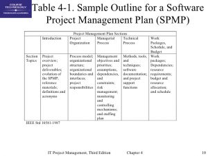 project communication plan example chap project integration management