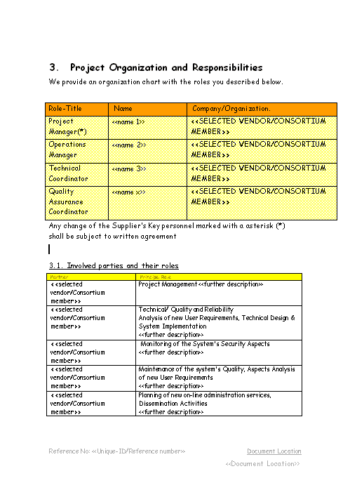 project management plan example