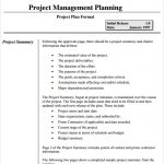 project management plan example project management plan template