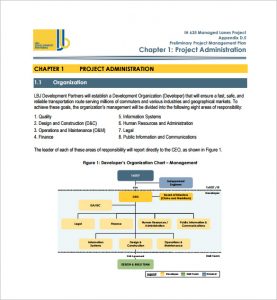 project management plan template preliminary project management plan example pdf free download