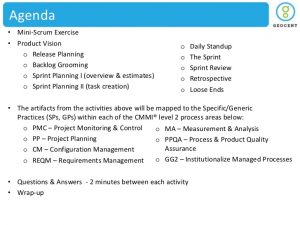 project overview template geocent scrum cmmi without animations