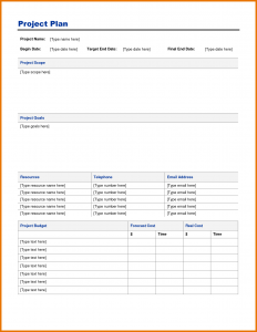 project plan template word project plan template word