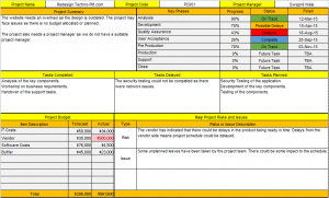 project progress report template mainprojectreport