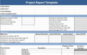 project report template project report template