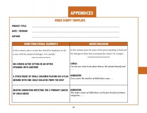 project scope document visual storytelling guide a guide to the video production process