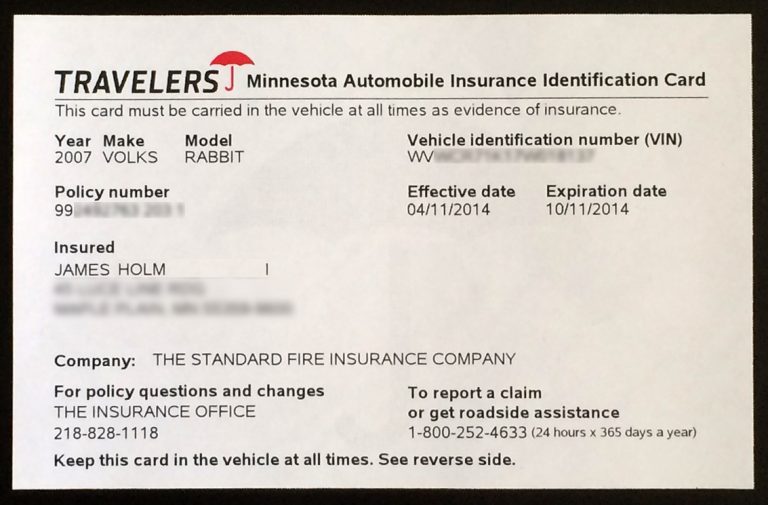 Proof Of Auto Insurance Template Free Template Business