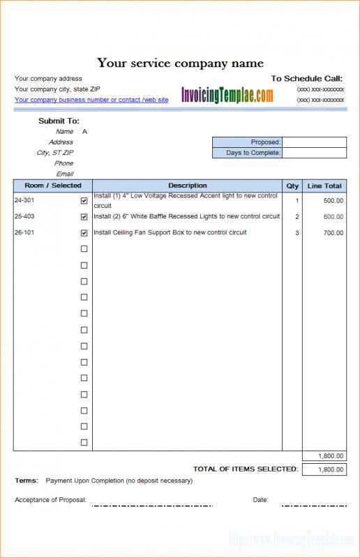 proposal template free