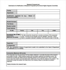 proposal template word word proposal template example