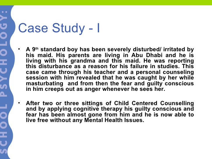 case study examples psychology simple