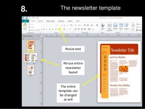 publisher newsletter templates ms publisher how to create a newsletter