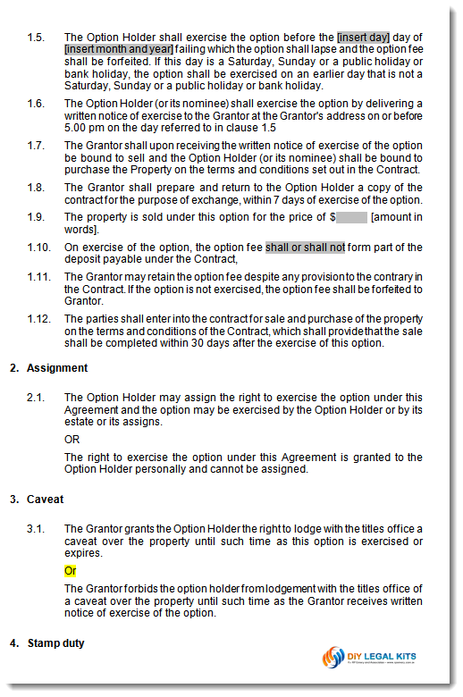 purchase agreement sample