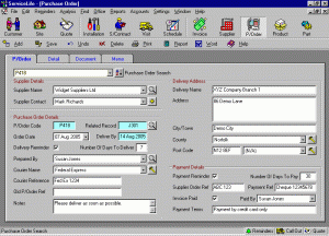 purchase order example screenorder