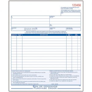 purchase order form