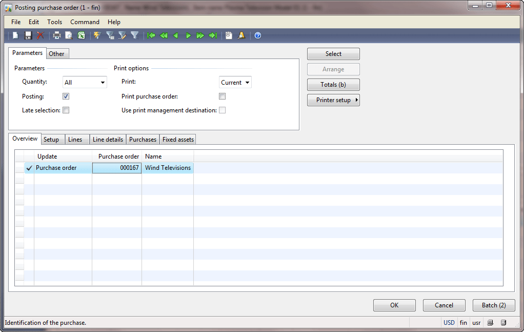 purchase order forms