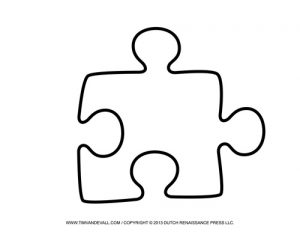 puzzle piece template puzzle piece template