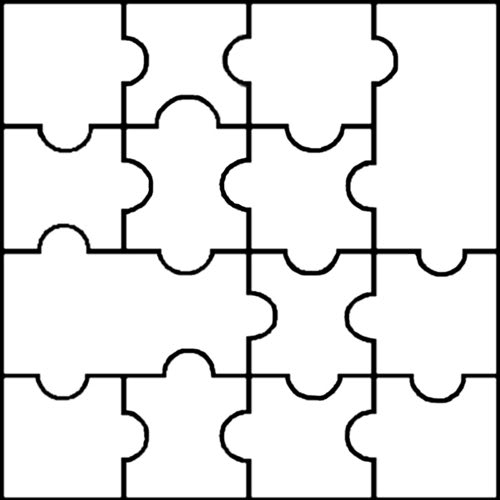 puzzle pieces template