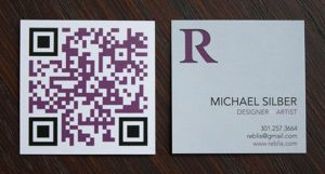 qrcode business card reblis